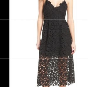 Nordstrom ASTR Lace Midi Dress